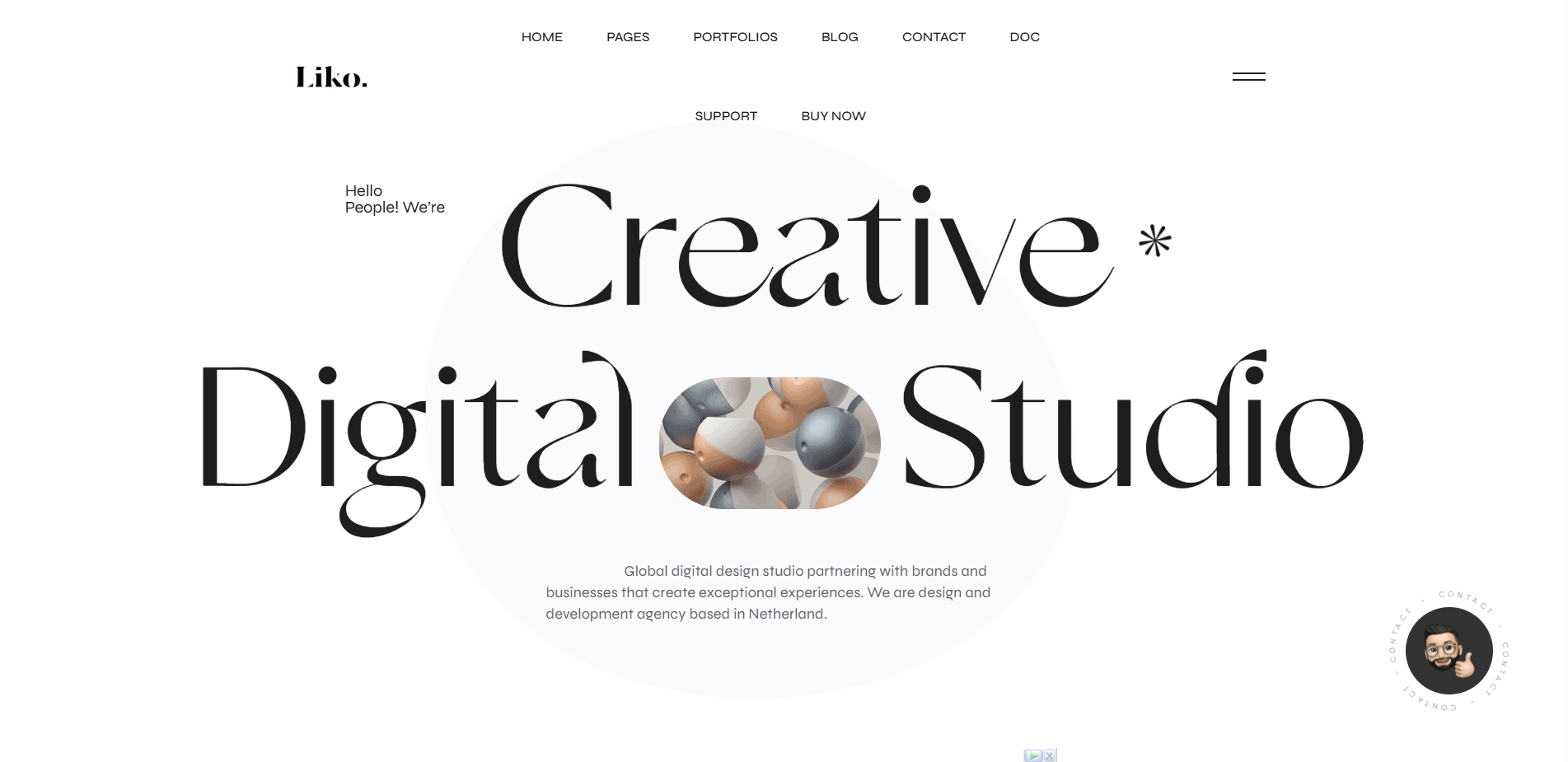 Liko – Creative Agency & Portfolio WordPress Theme